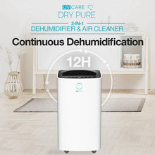 Load image into Gallery viewer, UV Care Dry Pure 2-in-1 Dehumidifier and Air Cleaner - 20L
