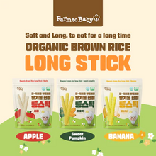 Load image into Gallery viewer, Farm to Baby Organic Brown Rice Long Stick
