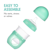 Load image into Gallery viewer, Boon Set of 3 Nursh Silicone Baby Feeding Bottle (with Pouches) 4oz
