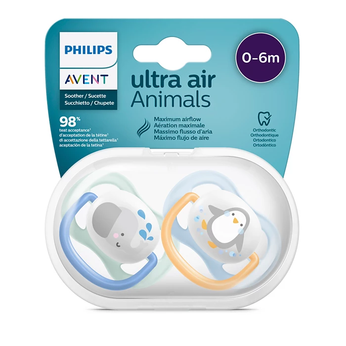 Philips Avent ultra air Animals pacifier 0-6m