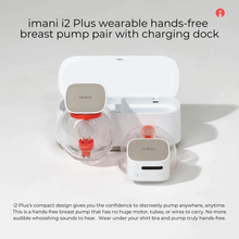 Load image into Gallery viewer, Imani i2 Plus Handsfree Wearable Breast Pump with Charging Dock (PAIR)
