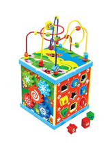 Load image into Gallery viewer, Wooden Multifunctional Wisdom Around Beads Toy
