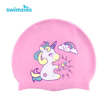Load image into Gallery viewer, Swimzies Kids 100% Silicone Swim Caps
