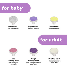 Load image into Gallery viewer, Yomomma Baby Electric Nail File w/ Light
