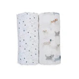 Load image into Gallery viewer, Lulujo - Cotton Muslin Set of 2
