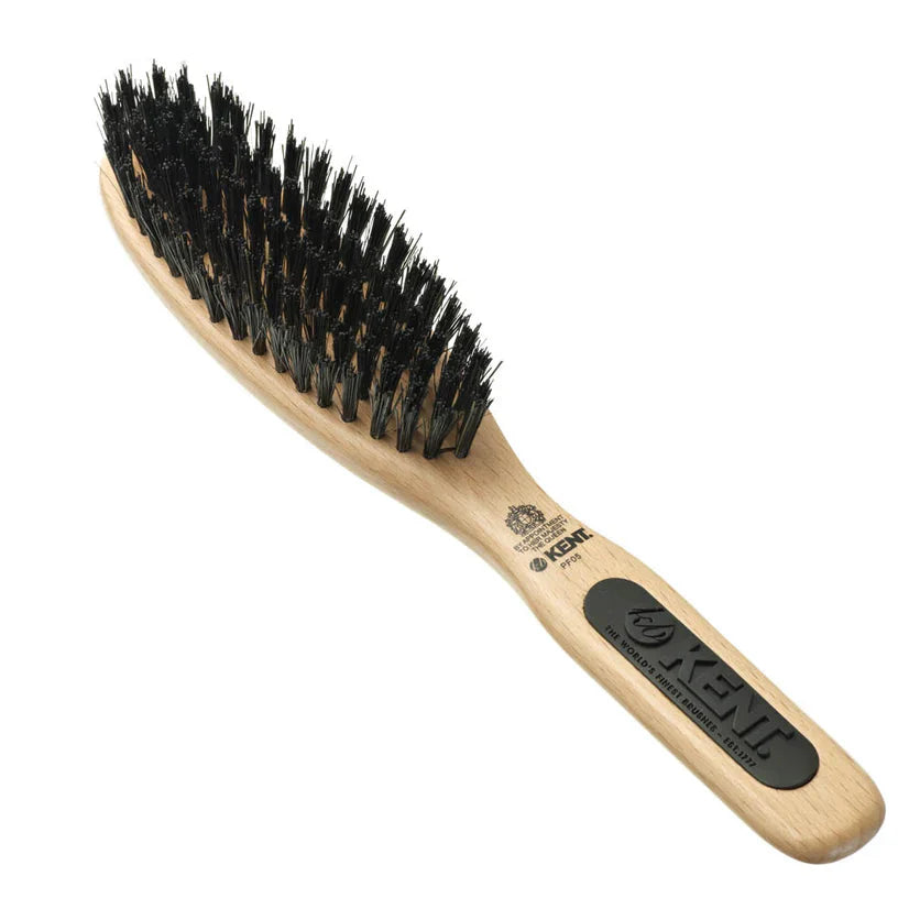 Kent Perfect For Smoothing Narrow Oval Bristle Nylon Mix Brush (PF05)