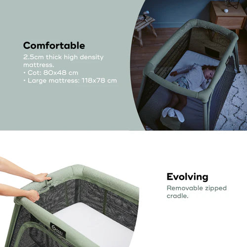 Babymoov Travel crib and bed 3-in-1 Moov and Comfy – Urban Mom