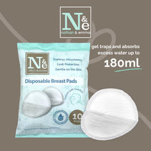 Load image into Gallery viewer, Nathan &amp; Emma Disposable Breast Pads
