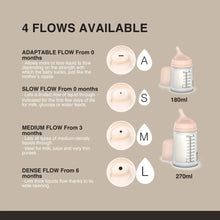 Load image into Gallery viewer, Suavinex ZERO ZERO BPA-Free Anti-Colic Silicone Baby Bottle – 270ml, For Newborns (0+ Months)
