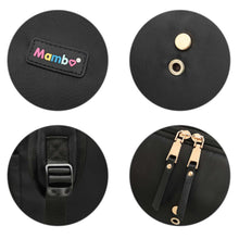 Load image into Gallery viewer, Mambo Nylon Waterproof Multipocket Diaper Bag
