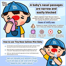 Load image into Gallery viewer, Tiny Nose Salinex Mist Baby Nasal Spray
