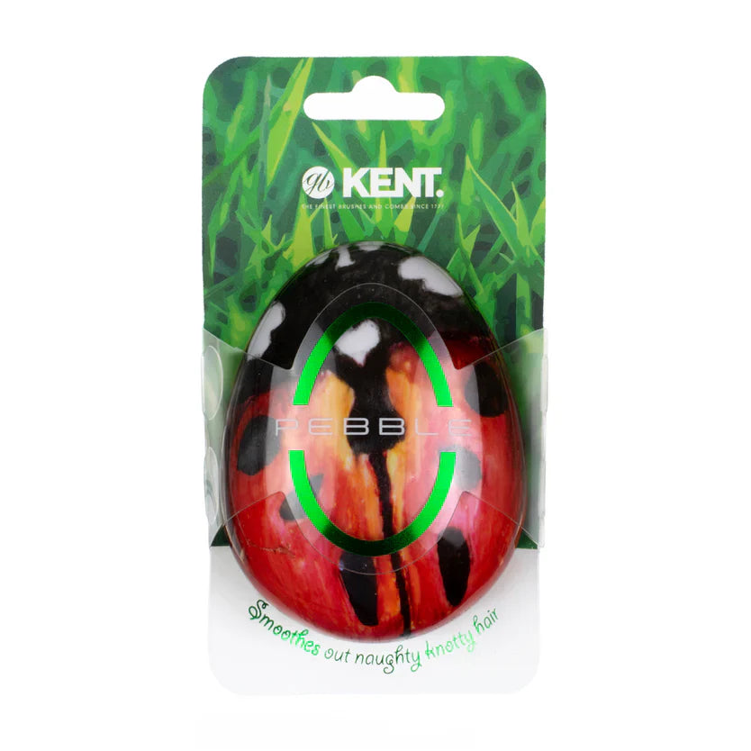 Kent Pebble Detangling Ladybug Brush