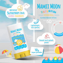 Load image into Gallery viewer, Mamii Moon Baby &amp; Kids Mineral Sunscreen Stick SPF50 PA+++
