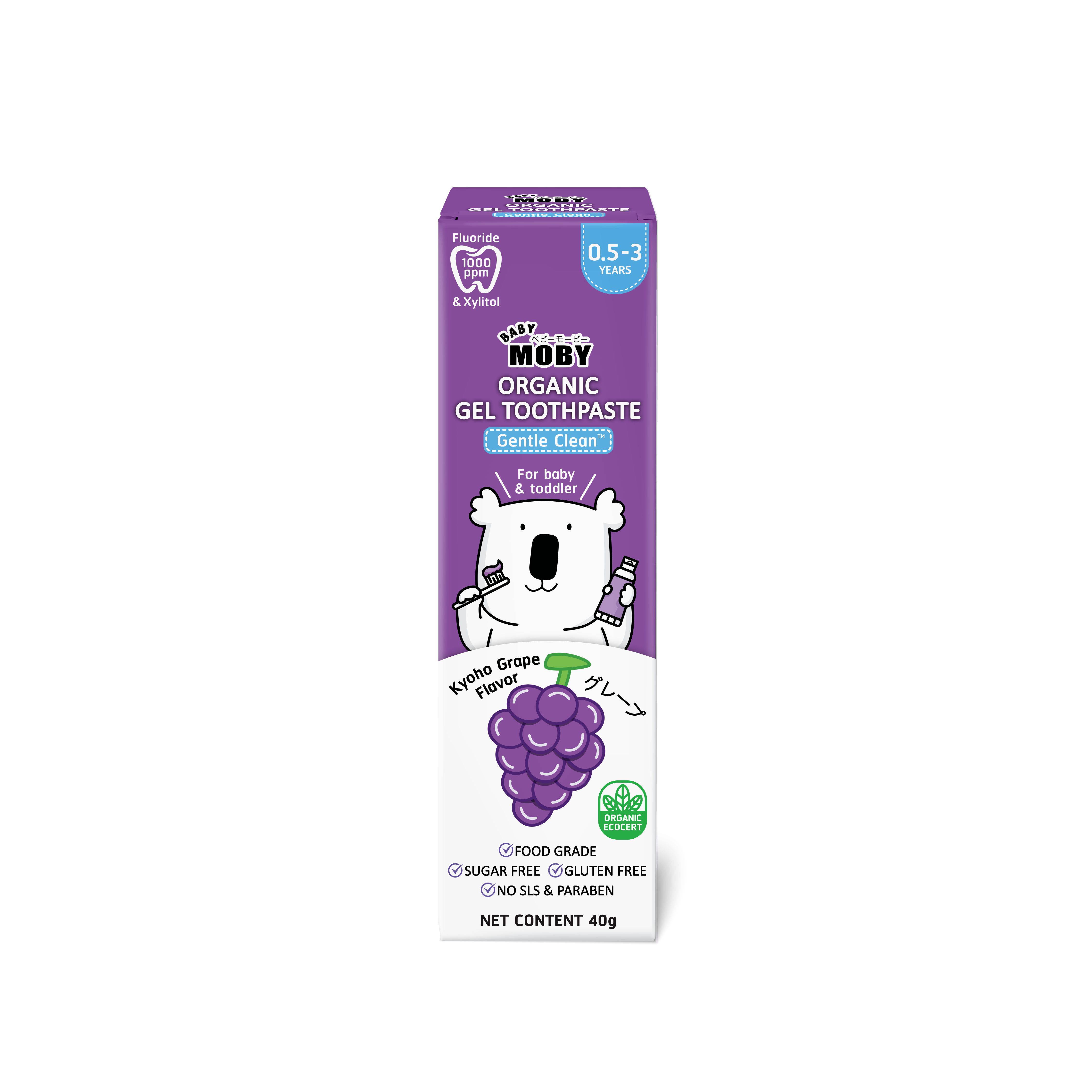 Baby Moby Organic Gel Toothpaste – Urban Mom
