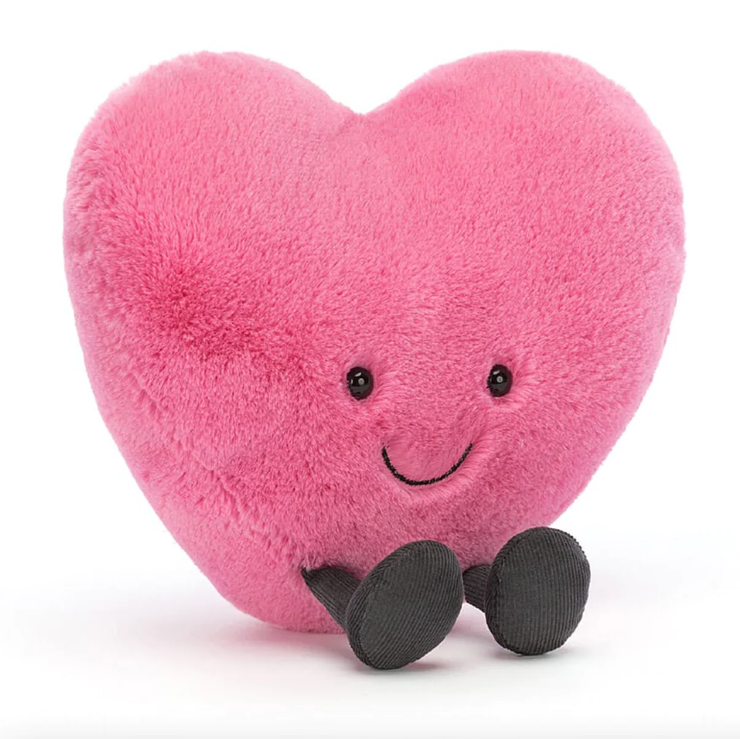 Jellycat - Amuseable Hot Pink Heart Large