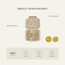 Load image into Gallery viewer, Citron - Absolut Tritan Snackbox With 3 Compartments
