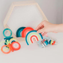 Load image into Gallery viewer, Suavinex Rainbow Silicone Teether
