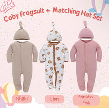 Load image into Gallery viewer, Bao Bei PH Coby Frogsuit + Matching Hat for 0-3 months
