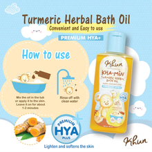 Load image into Gallery viewer, Khun Organic Turmeric Herbal Bath Oil

