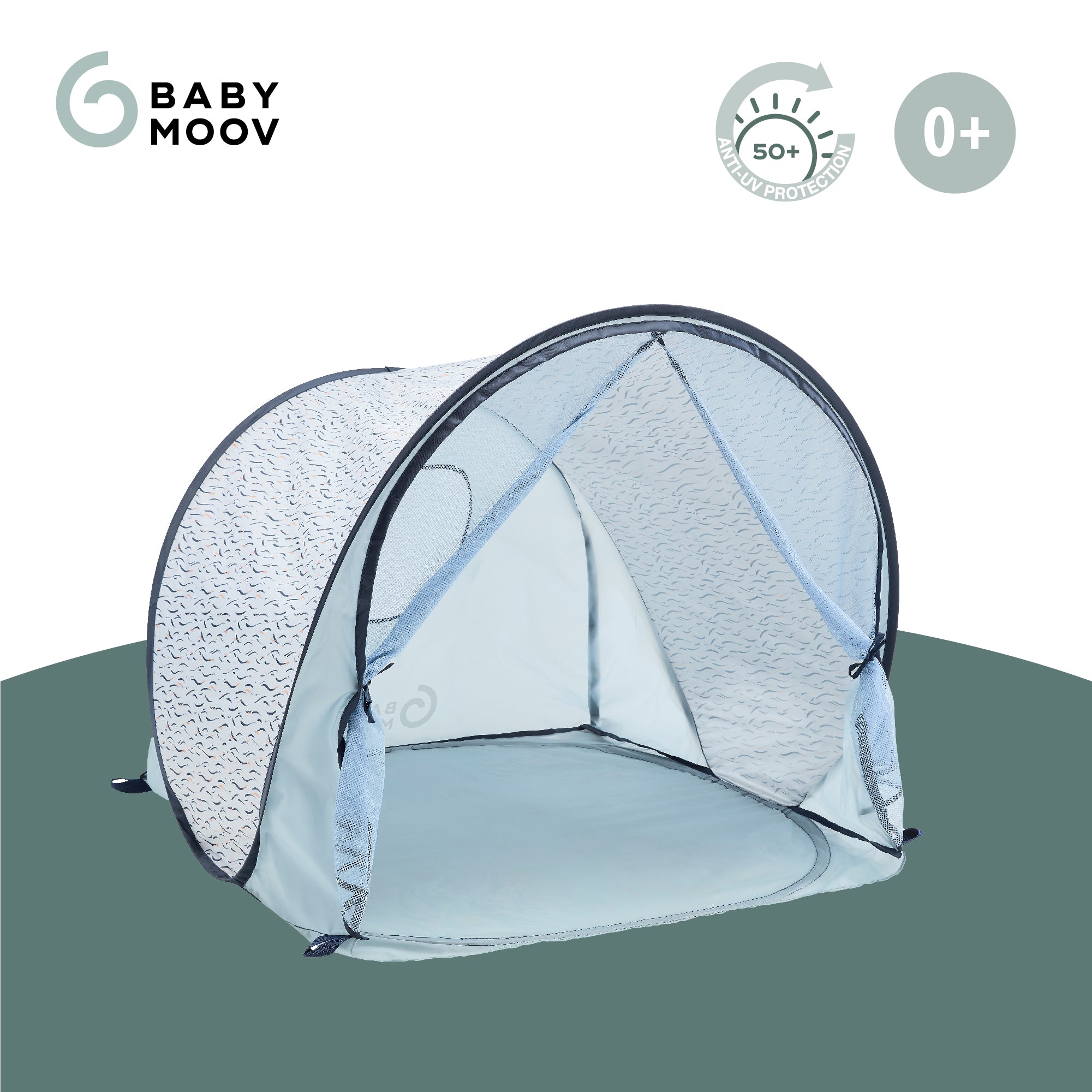 babymoov tente anti uv Babymoov Anti-UV Tent 50+ UPF Protection Blue Waves
