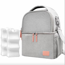 Load image into Gallery viewer, Olive &amp; Cloud Breast Pump Bag with Cooler
