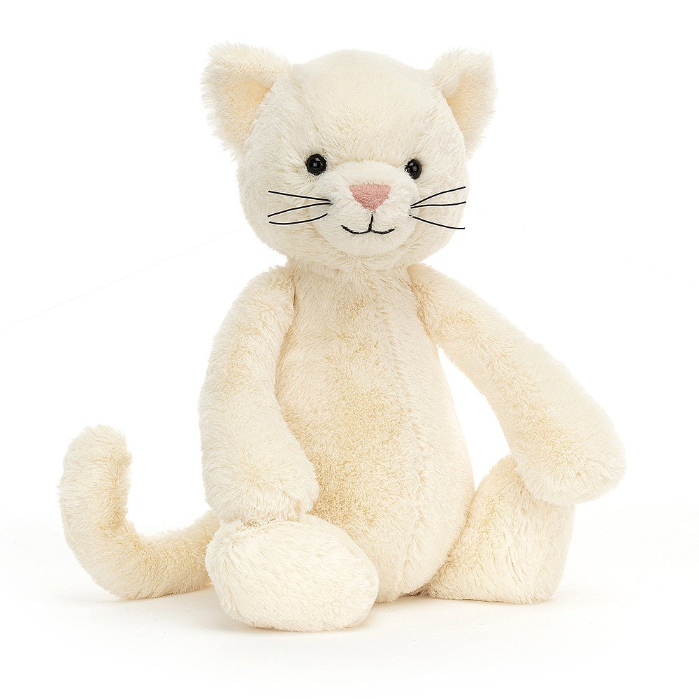 Jellycat - Medium Bashful Cream Kitten