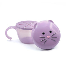 Load image into Gallery viewer, Melii Animal Snack Container with Finger Trap
