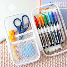 Load image into Gallery viewer, Zoy Zoii Black &amp; white clear pouch/ activity bin

