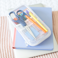 Load image into Gallery viewer, Zoy Zoii Black &amp; white clear pouch/ activity bin
