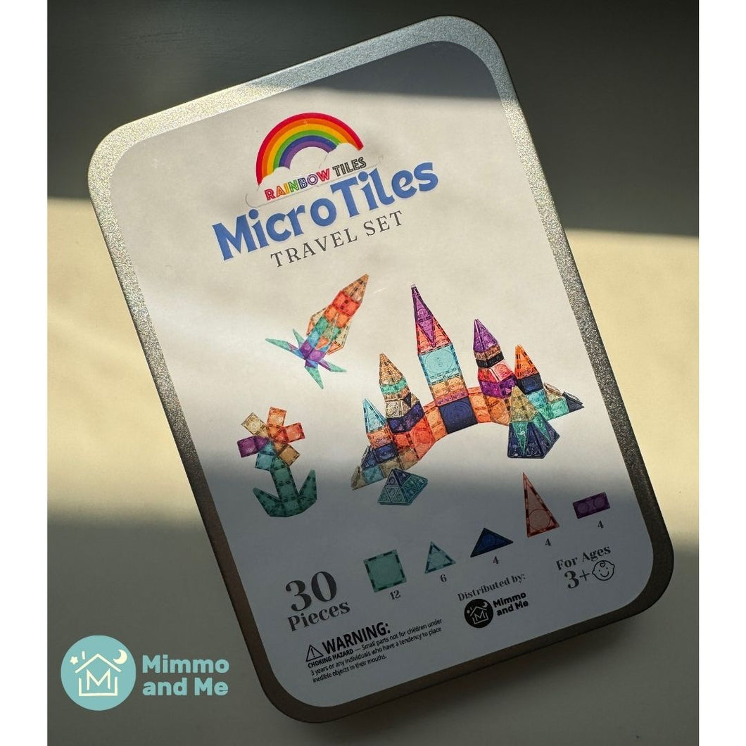 Mimmo and Me Micro Magnetic Tiles Travel Set