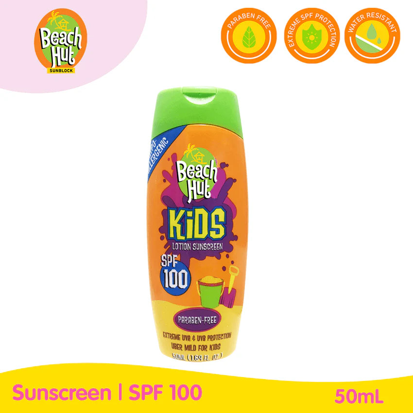Beach Hut Kids SPF 100++ Lotion Sunscreen 50ml