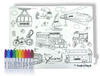 Doodle & Play Large Reusable Coloring Mats