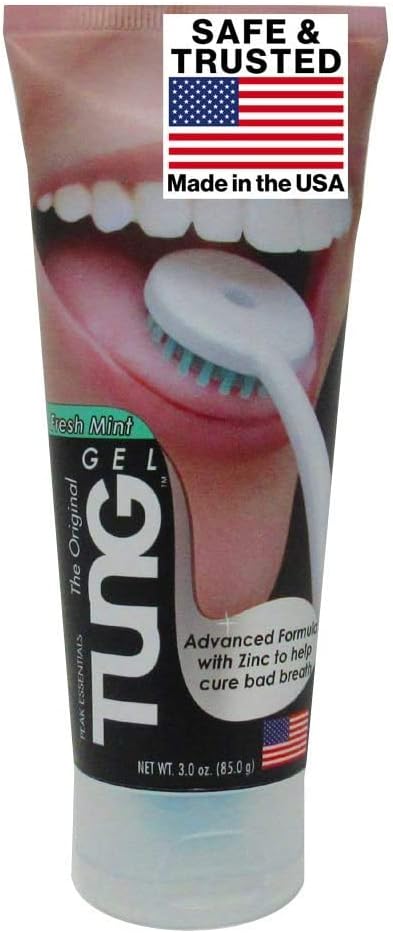 Tung Gel for Kids! - Fresh Mint Regular Flavor -  Tongue Cleaner (3oz)