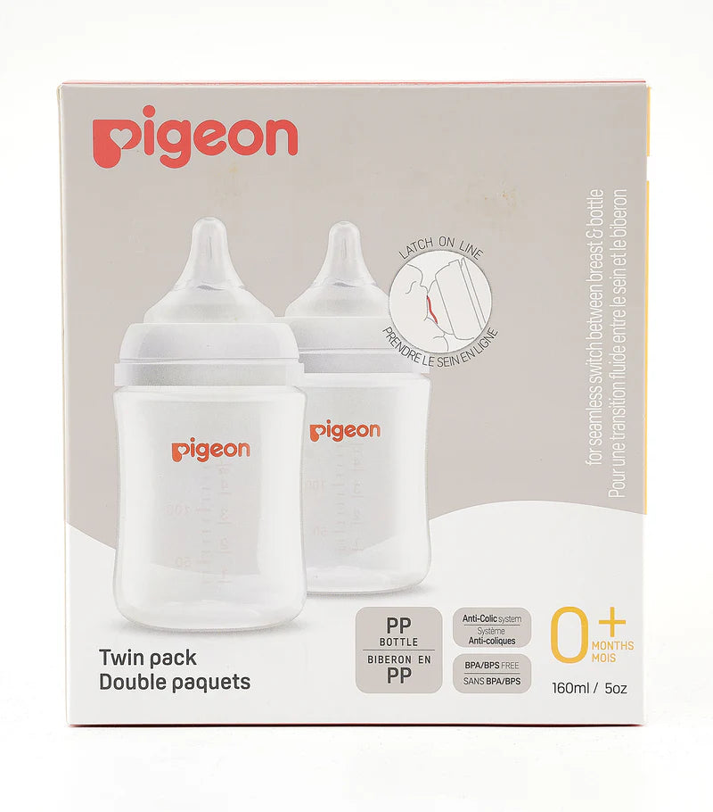 Pigeon WideNeck Version 3 PP Pro Feeding Bottle Twin pack