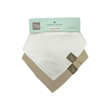 Load image into Gallery viewer, Nathan &amp; Emma Bandana Cotton/Fleece Baby Bib
