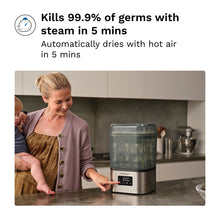 Load image into Gallery viewer, Baby Brezza SuperQuick Sterilizer Dryer - Stainless
