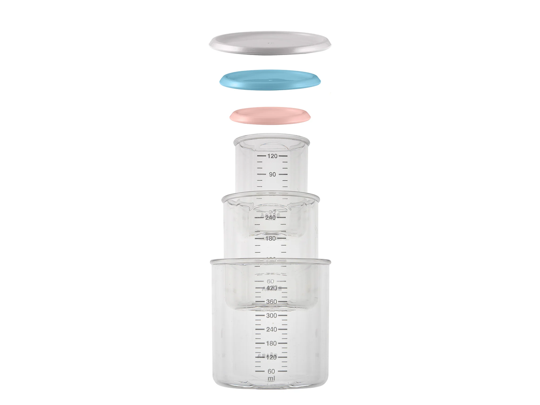 Beaba Set of 3 Tritan Conservation Jars