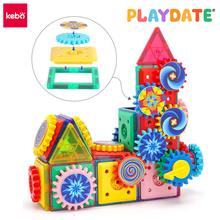 Load image into Gallery viewer, Playdate Kebo Gear Magnetic Tiles
