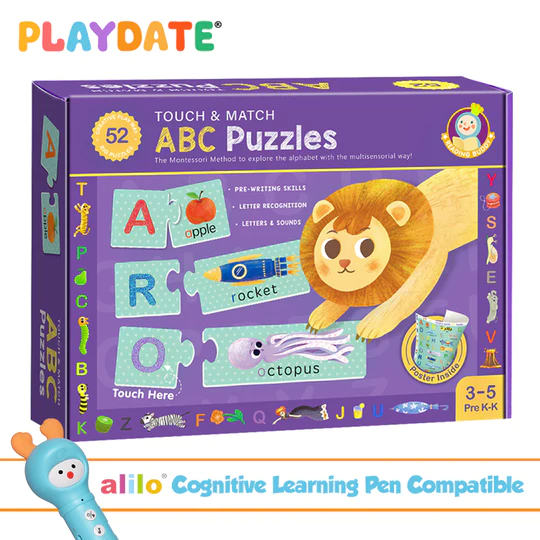 Playdate Smart Readers Collection - Touch and Match - ABC Puzzles