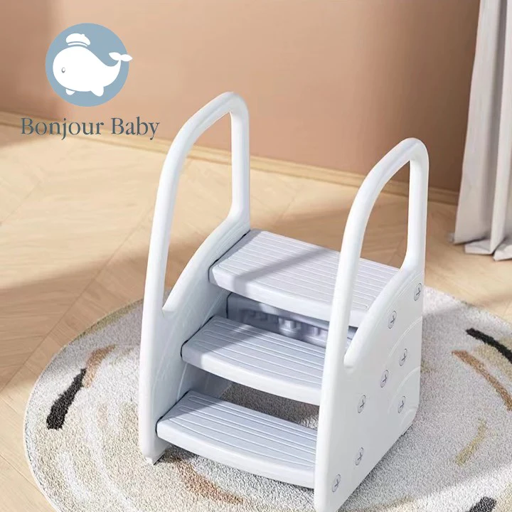Bonjour 3-Step Rainbow Ladder with Handles