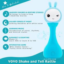 Load image into Gallery viewer, Alilo Yoyo Shake and Tell Rattle
