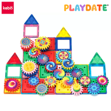Load image into Gallery viewer, Playdate Kebo Gear Magnetic Tiles
