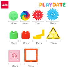 Load image into Gallery viewer, Playdate Kebo Gear Magnetic Tiles
