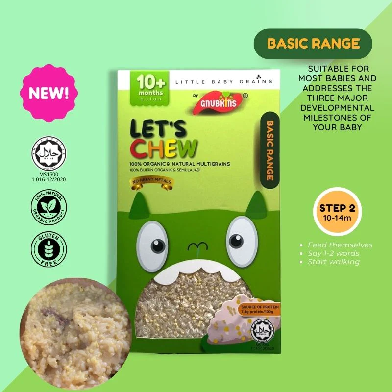 Little Baby Grains by Gnubkins - Let's Chew from 10 months (BASIC Range)