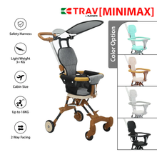 Load image into Gallery viewer, Playdate MiniMax Trav Portable Travel Stroller
