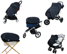 Load image into Gallery viewer, CoziGo Sleep Sun Protection Cover For All Strollers Airline Cots
