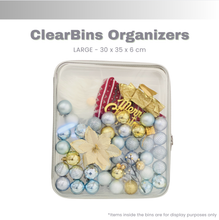 Load image into Gallery viewer, ClearBins Hard Shelled Clear Organizers (S+M+L)
