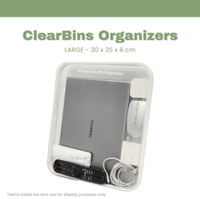 Load image into Gallery viewer, ClearBins Hard Shelled Clear Organizers (S+M+L)

