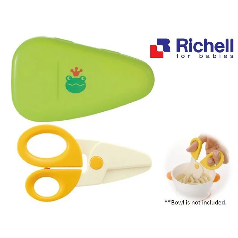 Richell Scissors For Baby Food With Case