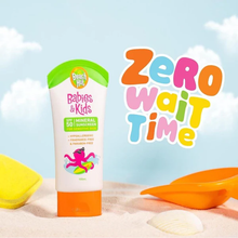 Load image into Gallery viewer, Beach Hut Sunscreen Babies &amp; Kids SPF50 Mineral Sunscreen Body Lotion 100mL
